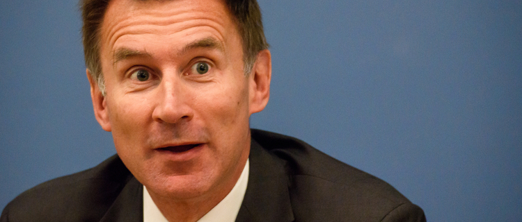 chancellor of the Exchequer, Jeremy Hunt