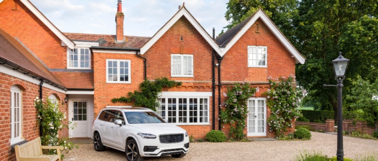 A large house in the countryside